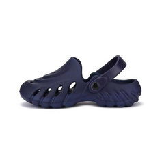 Men Shadow Navy Clogs/Sandals with Adjustable Back Strap | Comfortable & Lightweight| Stylish & Anti-Skid| Waterproof