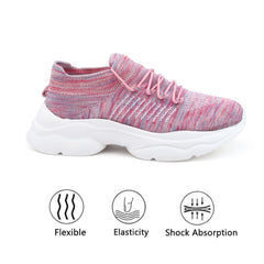 Gliders 3.0 | Lightweight Memory Foam Running Shoes for Women  | Pink