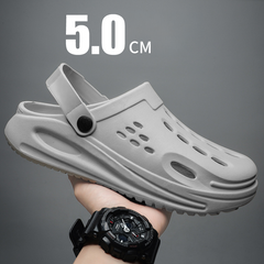 The Meteor Grey Clogs/Sandals with Adjustable Back Strap | Comfortable & Lightweight| Stylish & Anti-Skid| Waterproof