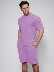 Men's Solid Co-ord Set | Lounge-wear | Beach Wear