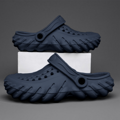 Men Orion Navy Blue Clogs/Sandals with Adjustable Back Strap | Comfortable & Lightweight| Stylish & Anti-Skid| Waterproof