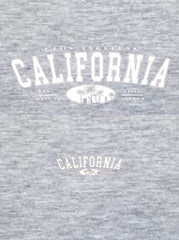 Women light grey cotton oversize women  co-ord set -California Dreams