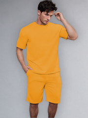 Men's Solid Co-ord Set | Lounge-wear | Beach Wear