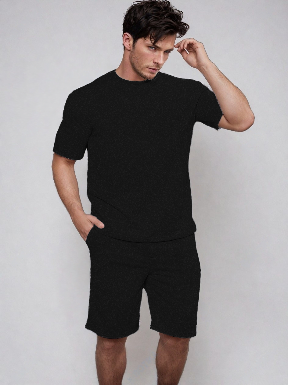 Men's Solid Co-ord Set | Lounge-wear | Beach Wear