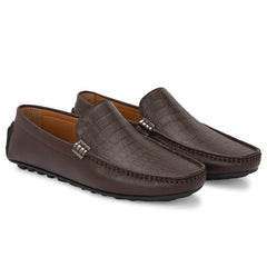 Urban Croco Brown Loafers