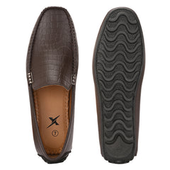Urban Croco Brown Loafers