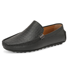 Urban Croco Black Loafers