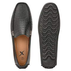 Urban Croco Black Loafers