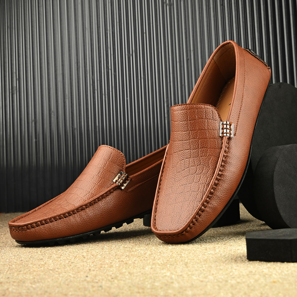 Urban Croco Tan Loafers