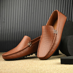 Urban Croco Tan Loafers