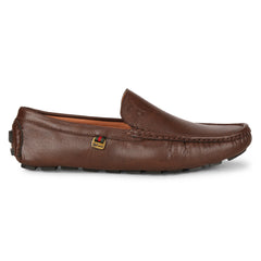 Glide Luxe Brown Loafer