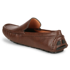 Glide Luxe Brown Loafer