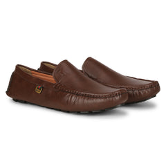 Glide Luxe Brown Loafer
