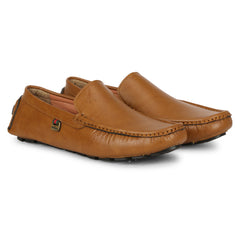 Glide Luxe Tan Loafer