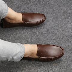 Glide Luxe Brown Loafer