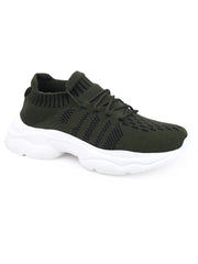 Gliders 3.0 | Lightweight Memory Foam Running Shoes for Women  | Army Green