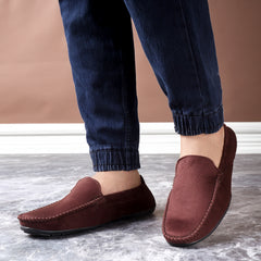 The  Lukas Brown Casual Loafer/Mojari with EVA Sole  | Day Out, Ethnic ,Walking,Wedding,Functions,Office| Lightweight & Comfortable