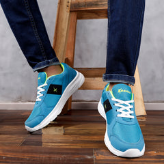 The  Trainers 300 Blue  Running Shoe with EVA Sole  | Sports,Walking,Jogging,Casual| Lightweight & Comfortable