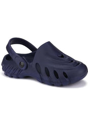 Men Shadow Navy Clogs/Sandals with Adjustable Back Strap | Comfortable & Lightweight| Stylish & Anti-Skid| Waterproof