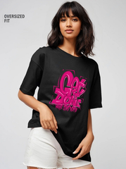 Get It Done-Oversized Black Women Cotton Tshirt