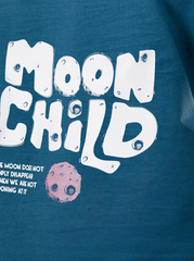 Moon Child Men Oversized Graphic Cotton T-shirt