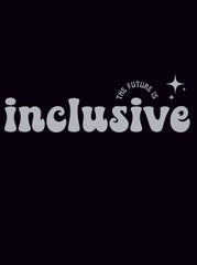 Future is Inclusive-Oversized Black Women Cotton Tshirt